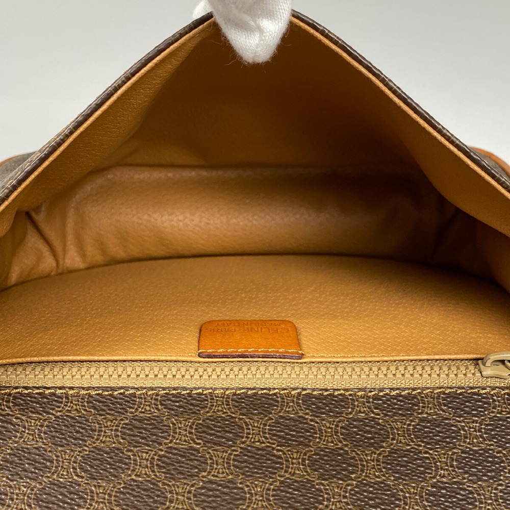 Celine Macadam Pattern Canvas Diagonal Shoulder B… - image 6